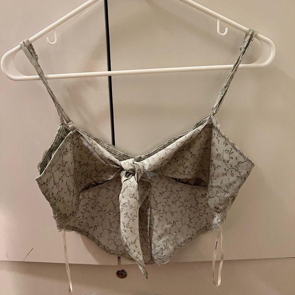 forever 21 sage tieback tank - Picture 4 of 5